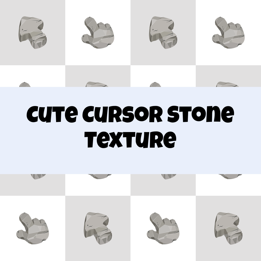 Cute Cursor Stone Texture